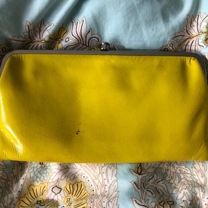 Used Hobo Lauren wallet yellow